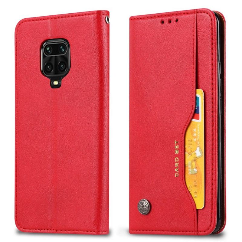 Folio-hoesje voor Xiaomi Redmi Note 9S / Redmi Note 9 Pro Anti-fall Kaarthouder Stand Case