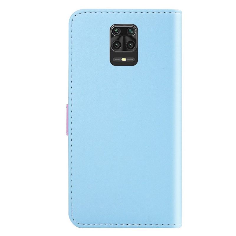 Folio-hoesje voor Xiaomi Redmi Note 9S / Redmi Note 9 Pro Driekleurige Naden