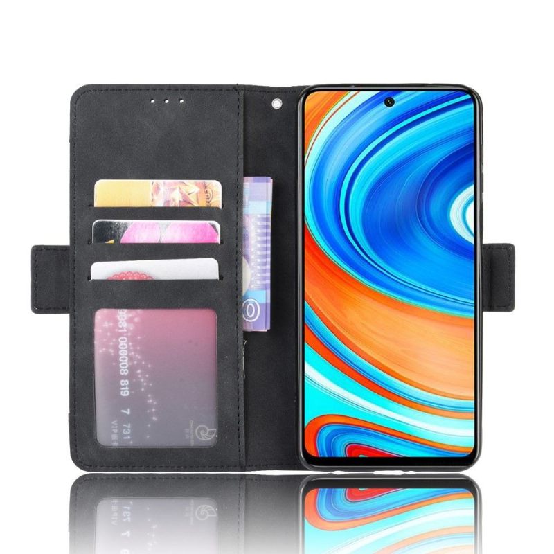 Folio-hoesje voor Xiaomi Redmi Note 9S / Redmi Note 9 Pro Ledereffect Met Kaarthouder