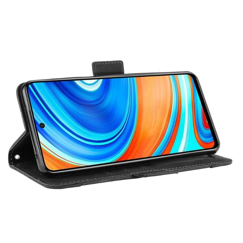 Folio-hoesje voor Xiaomi Redmi Note 9S / Redmi Note 9 Pro Ledereffect Met Kaarthouder