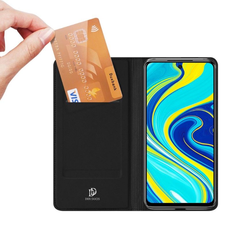 Folio-hoesje voor Xiaomi Redmi Note 9S / Redmi Note 9 Pro Satijnen Coating