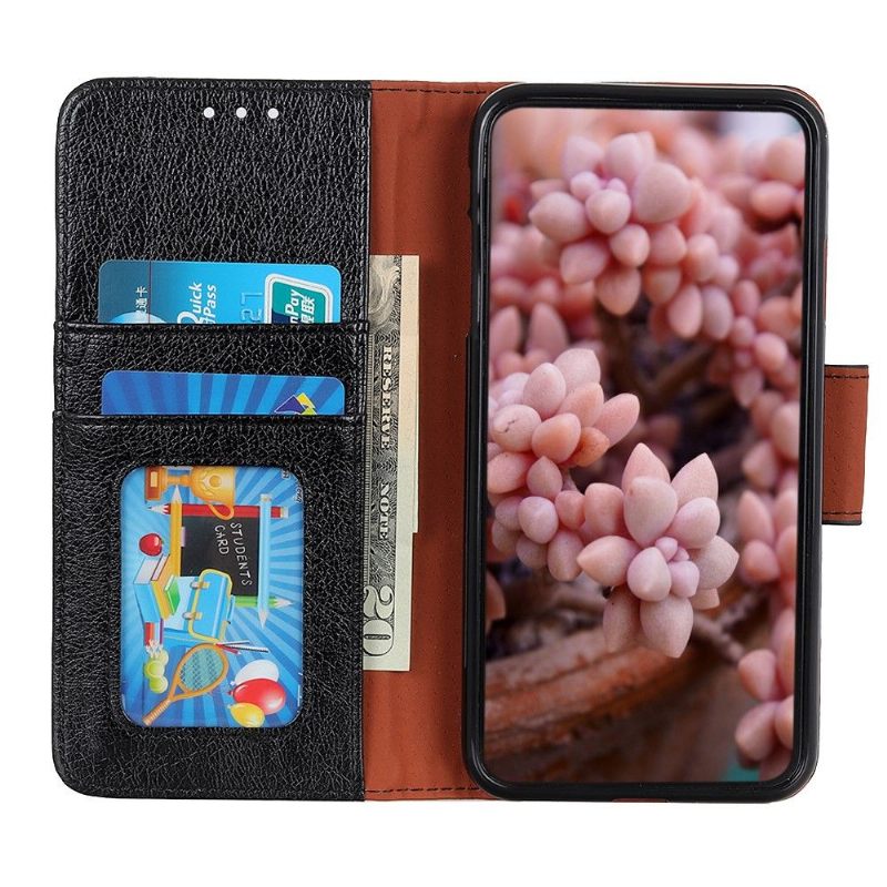 Folio-hoesje voor Xiaomi Redmi Note 9S / Redmi Note 9 Pro Verouderde Lederen Stijl