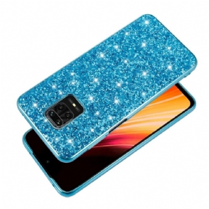 Hoesje voor Xiaomi Redmi Note 9S / Redmi Note 9 Pro Glamour Strass Pailletten