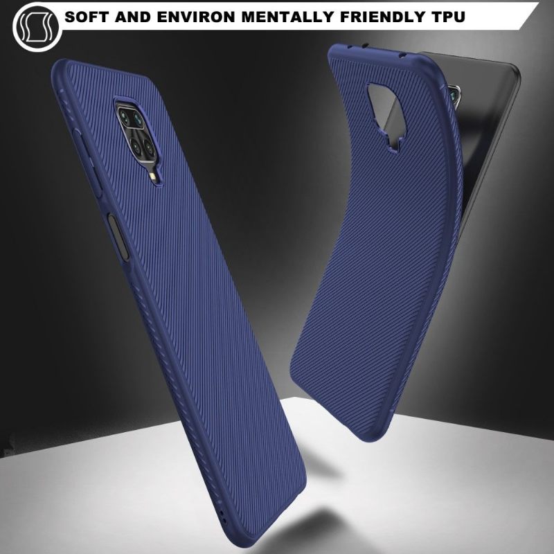 Hoesje voor Xiaomi Redmi Note 9S / Redmi Note 9 Pro Streepeffect In Gel