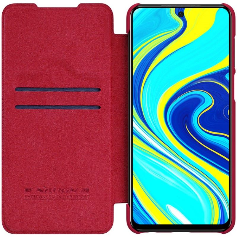 Leren Hoesje voor Xiaomi Redmi Note 9S / Redmi Note 9 Pro Nillkin Qin