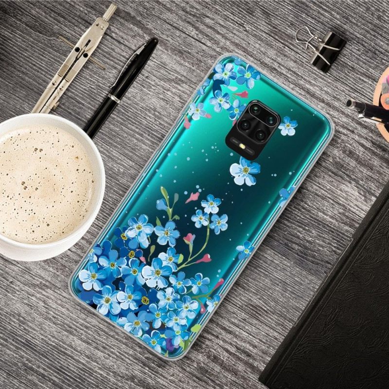 Telefoonhoesje voor Xiaomi Redmi Note 9S / Redmi Note 9 Pro Bescherming Limoniumbloem