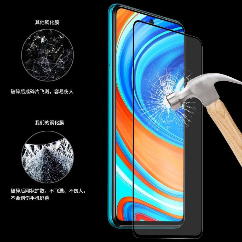 Xiaomi Redmi Note 9 Pro Films Van Gehard Glas (2 Stuks)