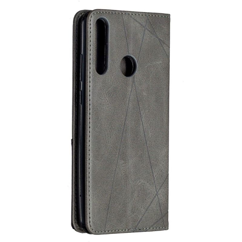 Folio-hoesje voor Huawei Y6p Célinia Style Lederen Kaarthouder