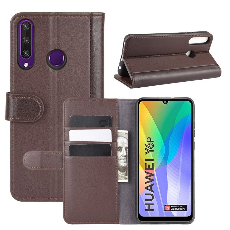 Folio-hoesje voor Huawei Y6p Premium Leer