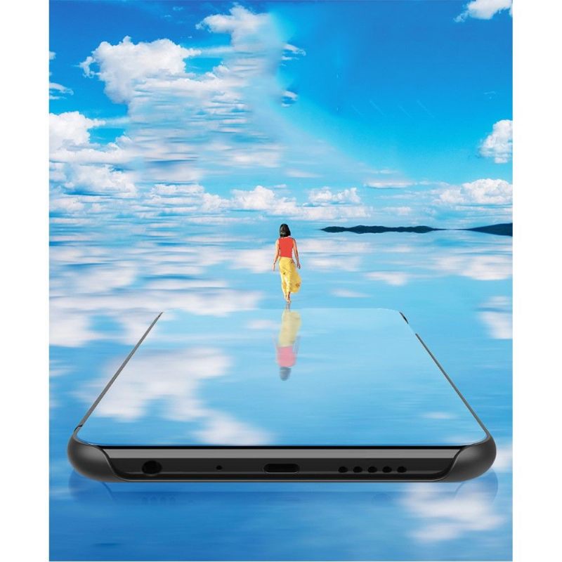 Hoesje voor Huawei Y6p Folio-hoesje Spiegeleffect