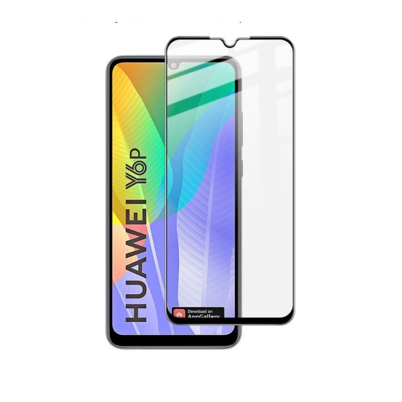 Huawei Y6P Schermbeschermer Van Gehard Glas Op Volledige Grootte