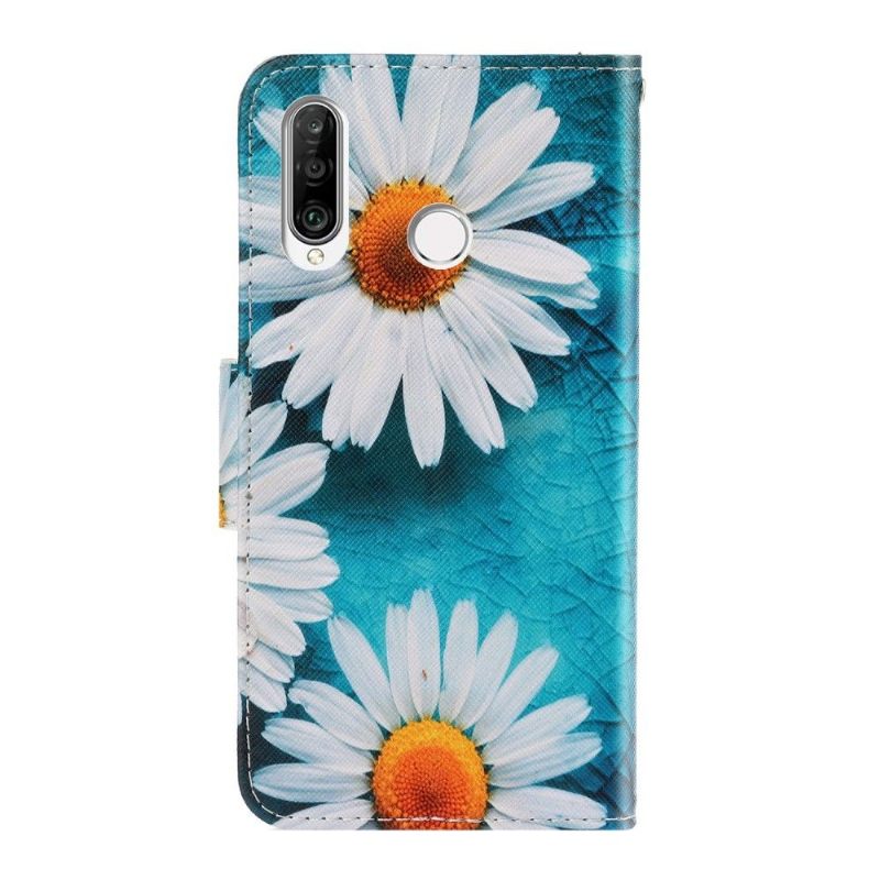 Leren Hoesje voor Huawei Y6p Daisy