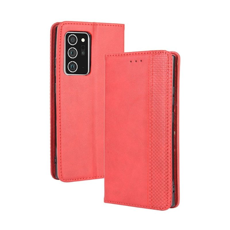 Case voor Samsung Galaxy Note 20 Bescherming Leer In Cirénius-stijl