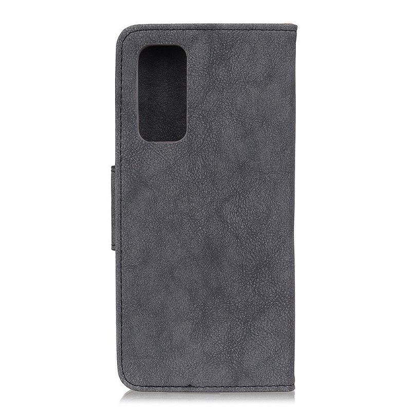 Cover voor Samsung Galaxy Note 20 Edouard Kunstleer Vintage