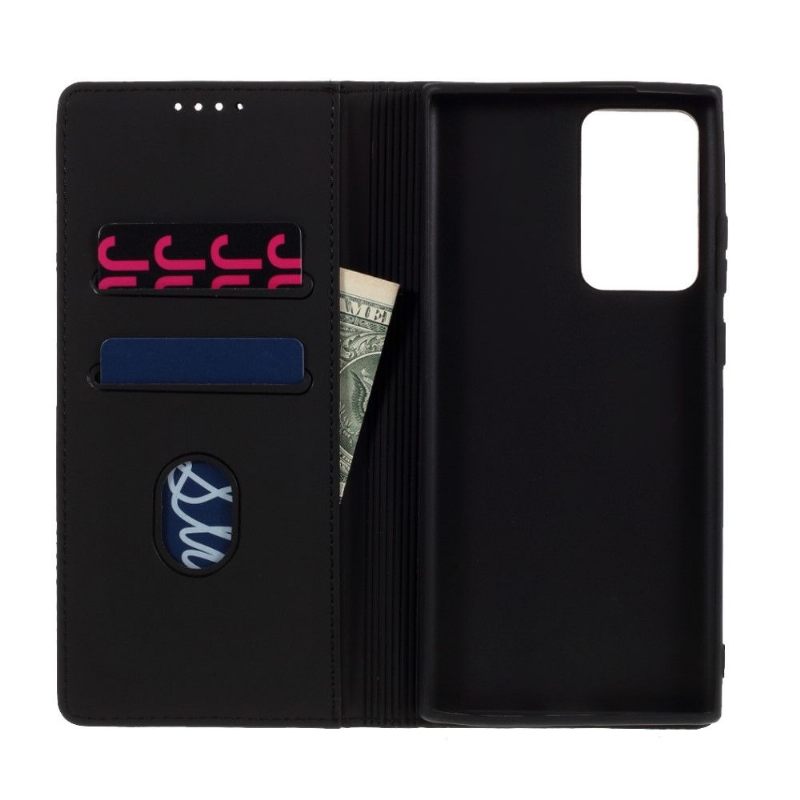 Cover voor Samsung Galaxy Note 20 Folio-hoesje Zachte Aanraking