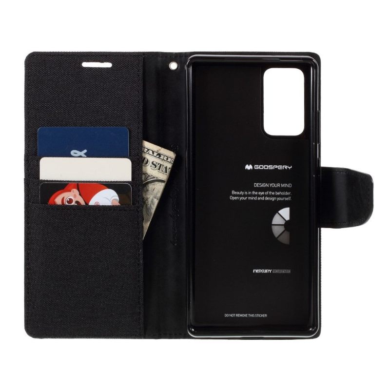 Cover voor Samsung Galaxy Note 20 Mercurius Canvas