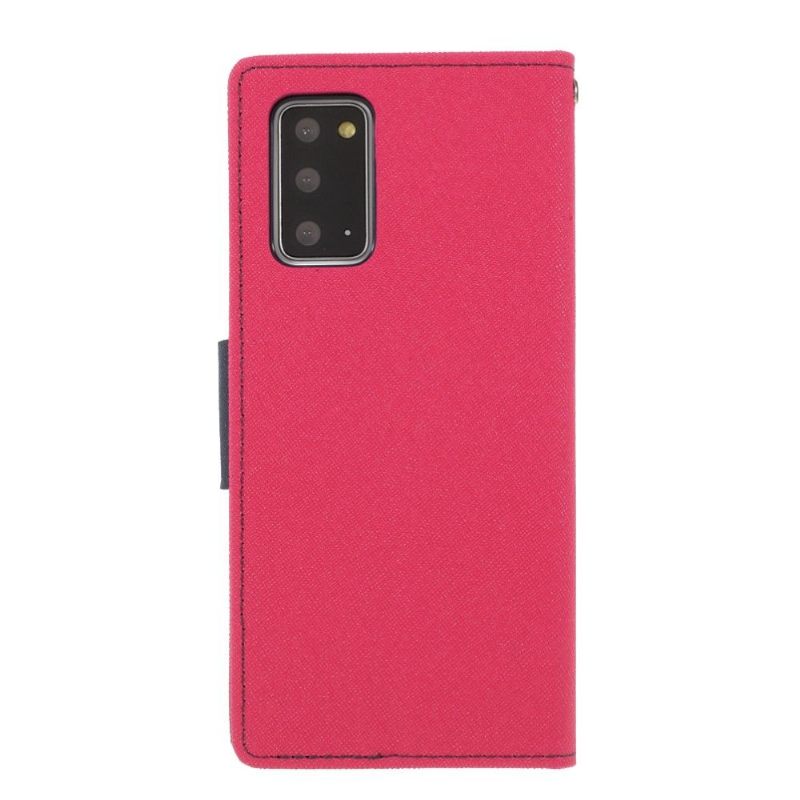 Flip Case voor Samsung Galaxy Note 20 Mercury Fancy Bicolor