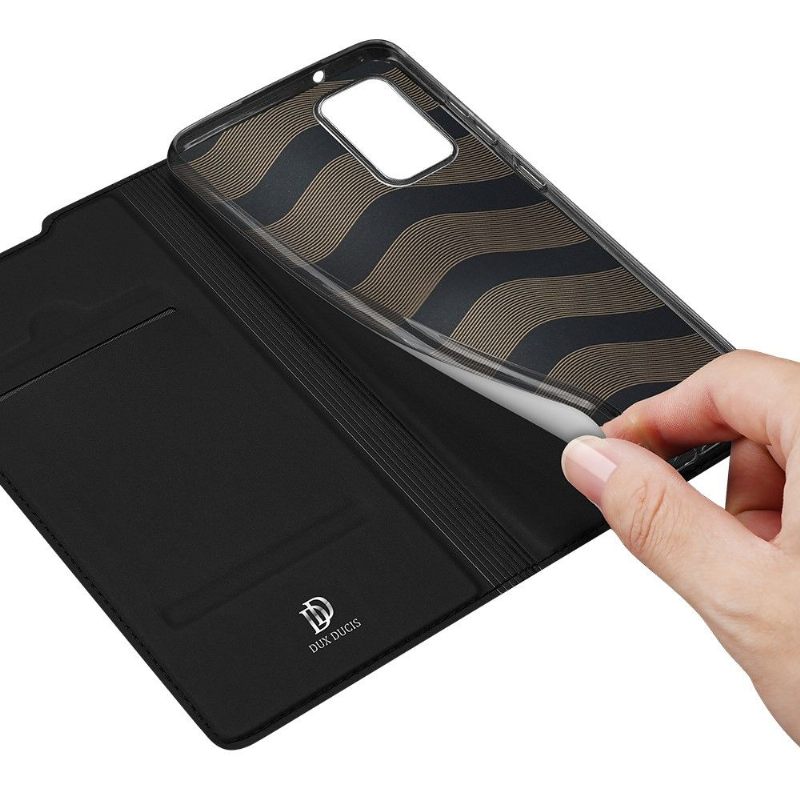 Flip Case voor Samsung Galaxy Note 20 Satijnen Coating