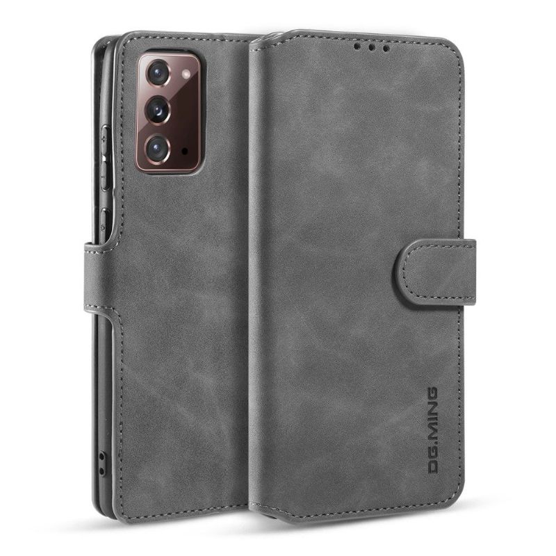 Folio-hoesje voor Samsung Galaxy Note 20 Dg Ming Retro Stijl