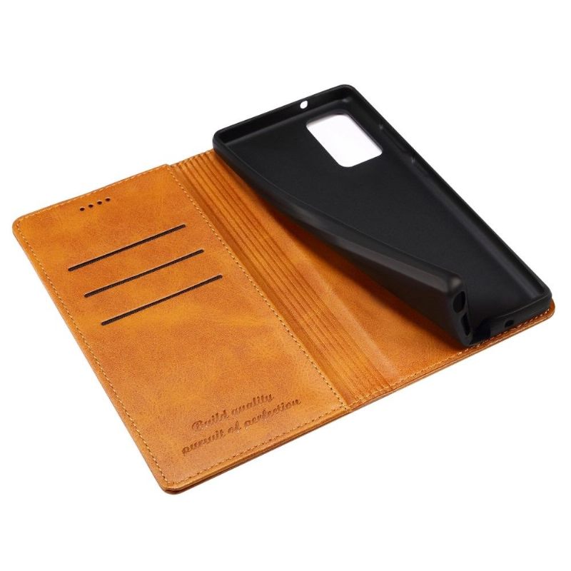 Folio-hoesje voor Samsung Galaxy Note 20 Folio Flip Style Leer