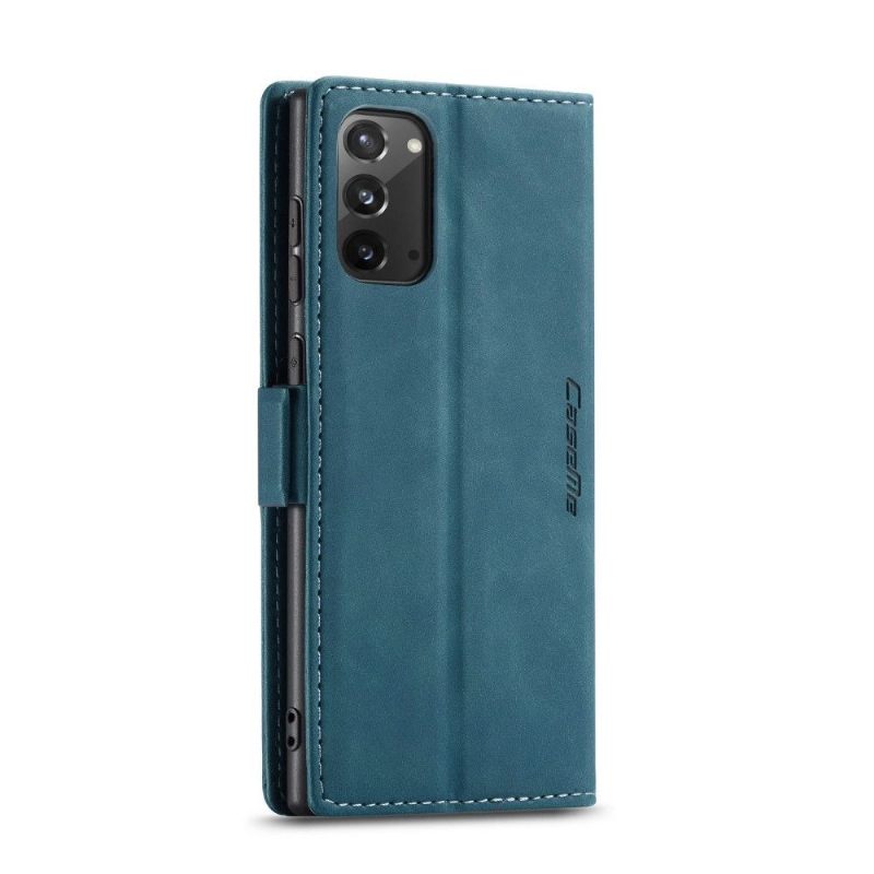 Folio-hoesje voor Samsung Galaxy Note 20 Golias Ledereffect - Groen