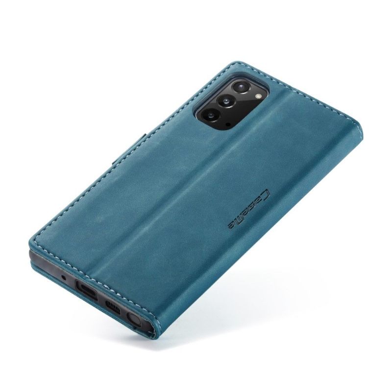 Folio-hoesje voor Samsung Galaxy Note 20 Golias Ledereffect - Groen