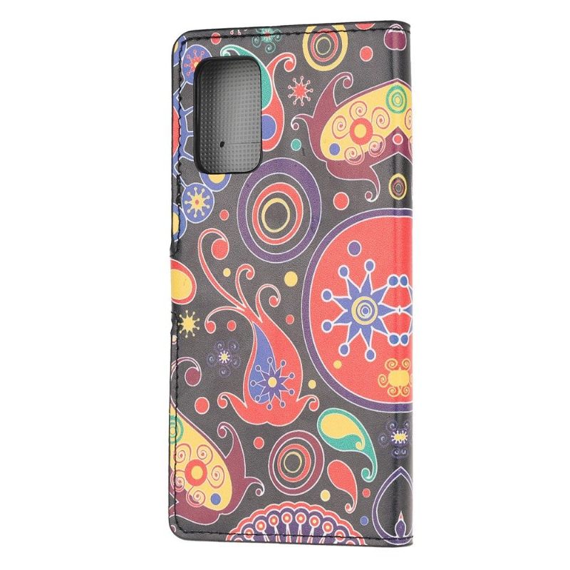 Folio-hoesje voor Samsung Galaxy Note 20 Kleurrijk Paisley