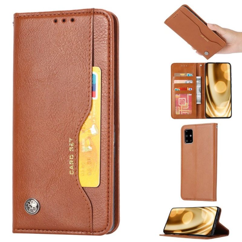 Folio-hoesje voor Samsung Galaxy Note 20 Kunstleer Stand Case