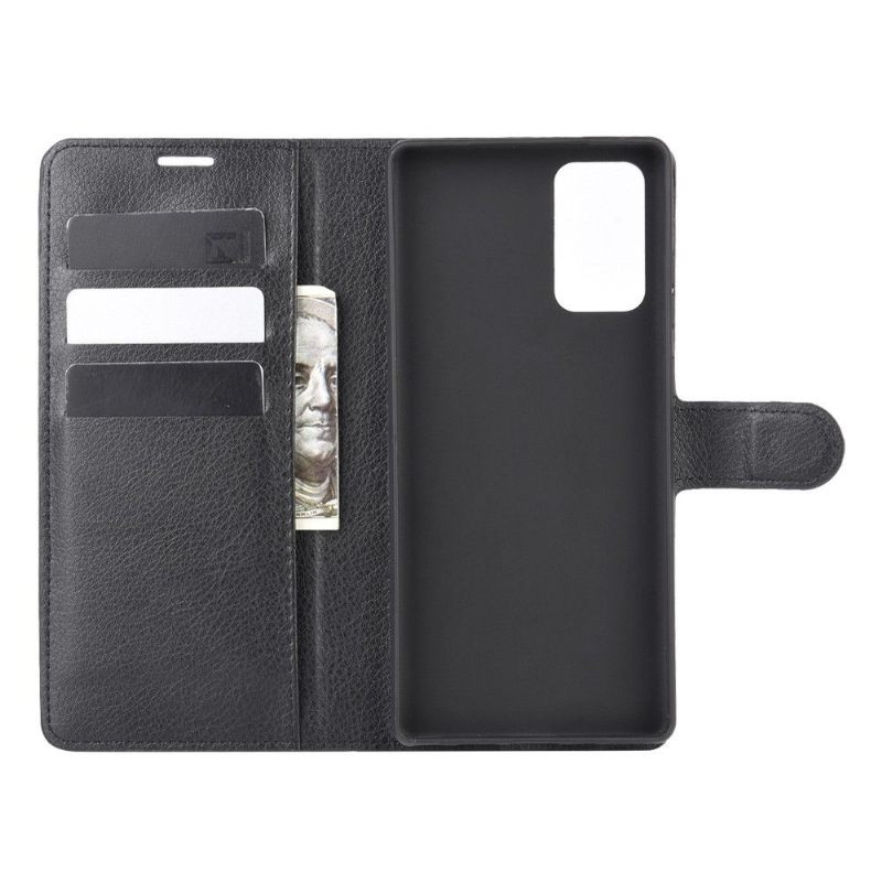 Folio-hoesje voor Samsung Galaxy Note 20 Portemonnee Leren Leerstijl