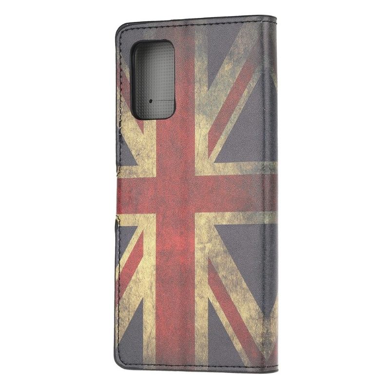 Folio-hoesje voor Samsung Galaxy Note 20 Vintage Engelse Vlag