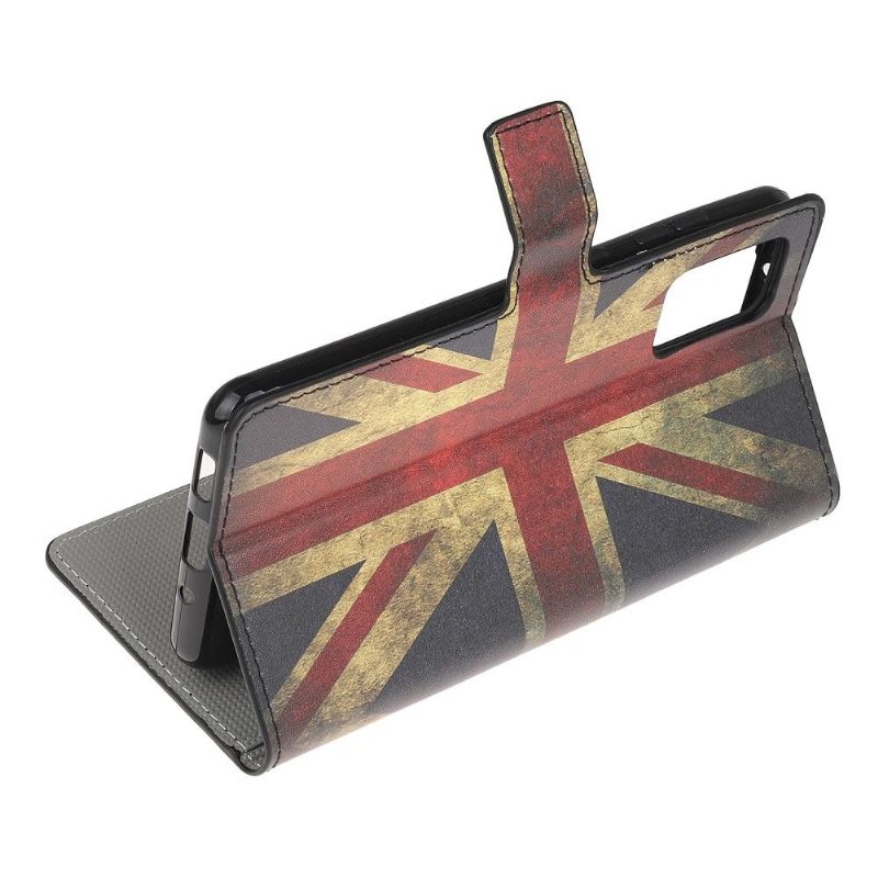 Folio-hoesje voor Samsung Galaxy Note 20 Vintage Engelse Vlag