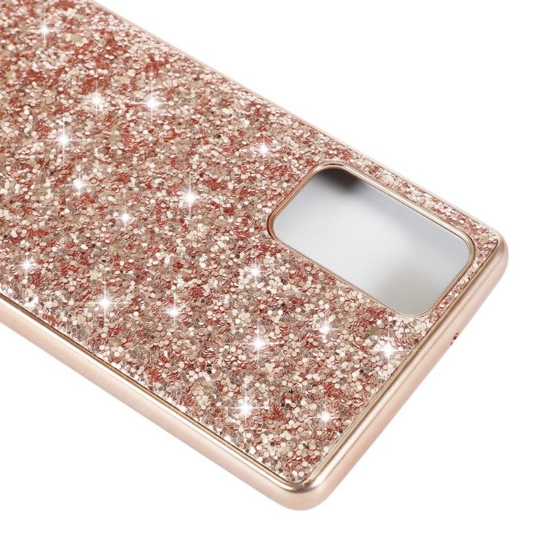 Hoesje voor Samsung Galaxy Note 20 Glamoureuze Pailletten