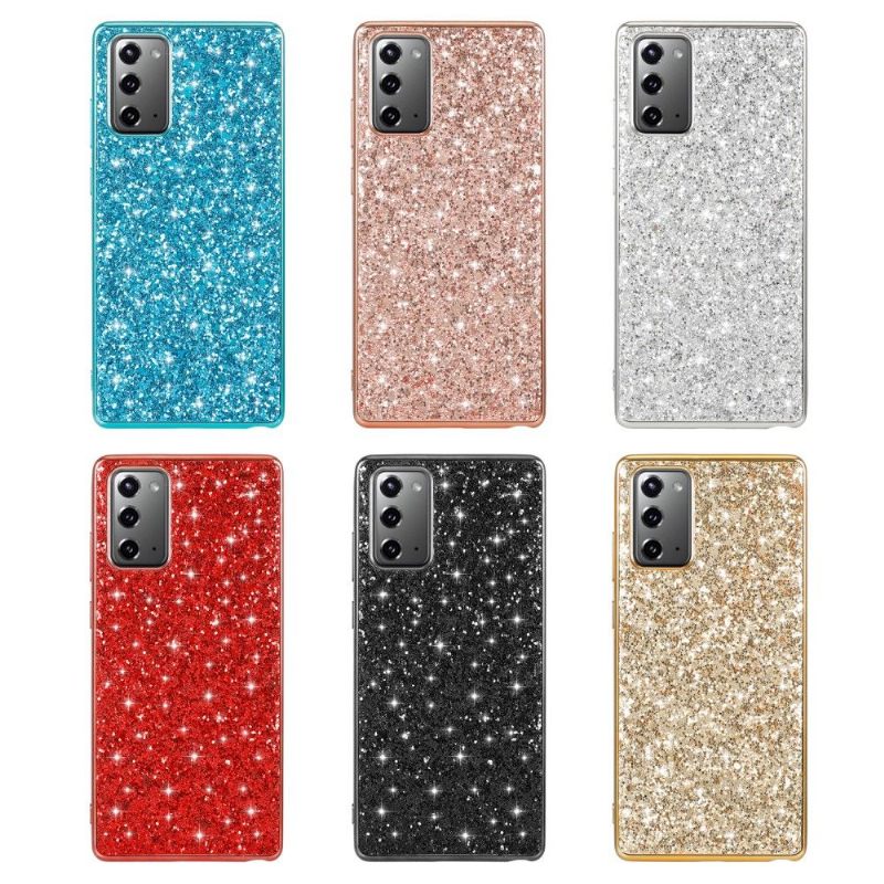 Hoesje voor Samsung Galaxy Note 20 Glamoureuze Pailletten