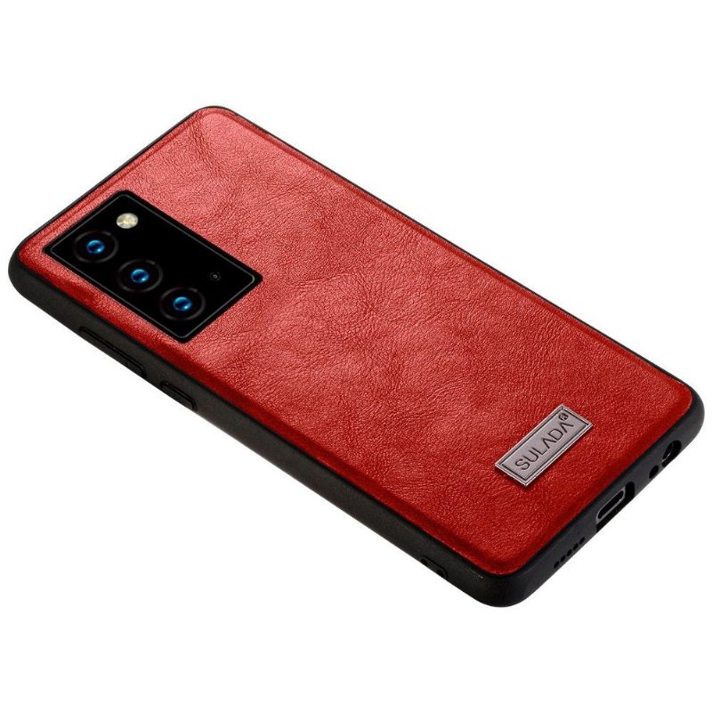 Hoesje voor Samsung Galaxy Note 20 Sulada Leereffect