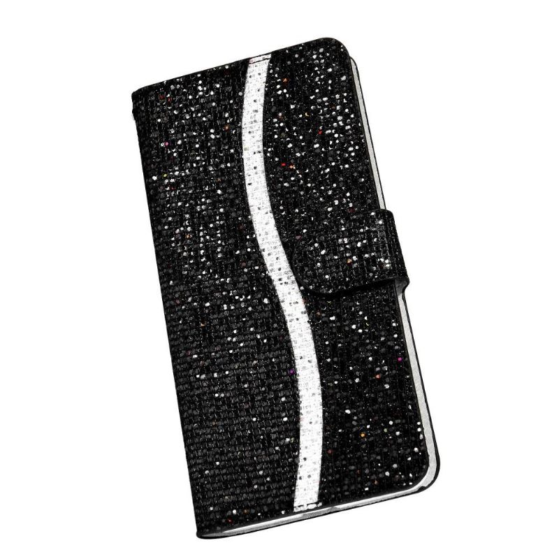 Leren Hoesje voor Samsung Galaxy Note 20 Bescherming Glitterkaarthouder