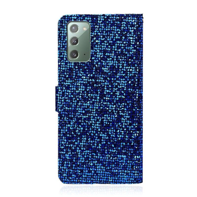 Leren Hoesje voor Samsung Galaxy Note 20 Bescherming Glitterkaarthouder