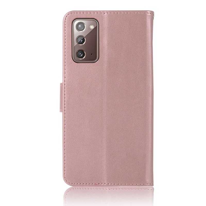 Leren Hoesje voor Samsung Galaxy Note 20 Dromenvanger Uil