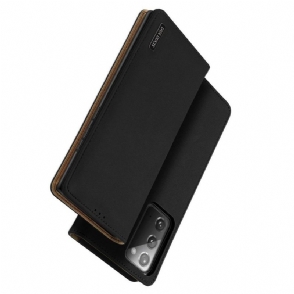 Leren Hoesje voor Samsung Galaxy Note 20 Dux Ducis Wens