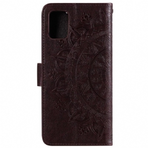 Leren Hoesje voor Samsung Galaxy Note 20 Reliëf-mandala