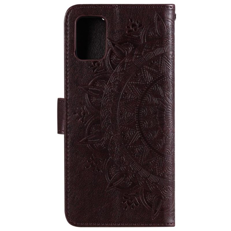 Leren Hoesje voor Samsung Galaxy Note 20 Reliëf-mandala