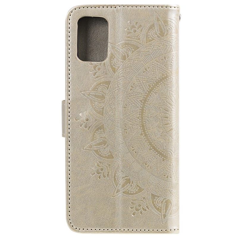 Leren Hoesje voor Samsung Galaxy Note 20 Reliëf-mandala