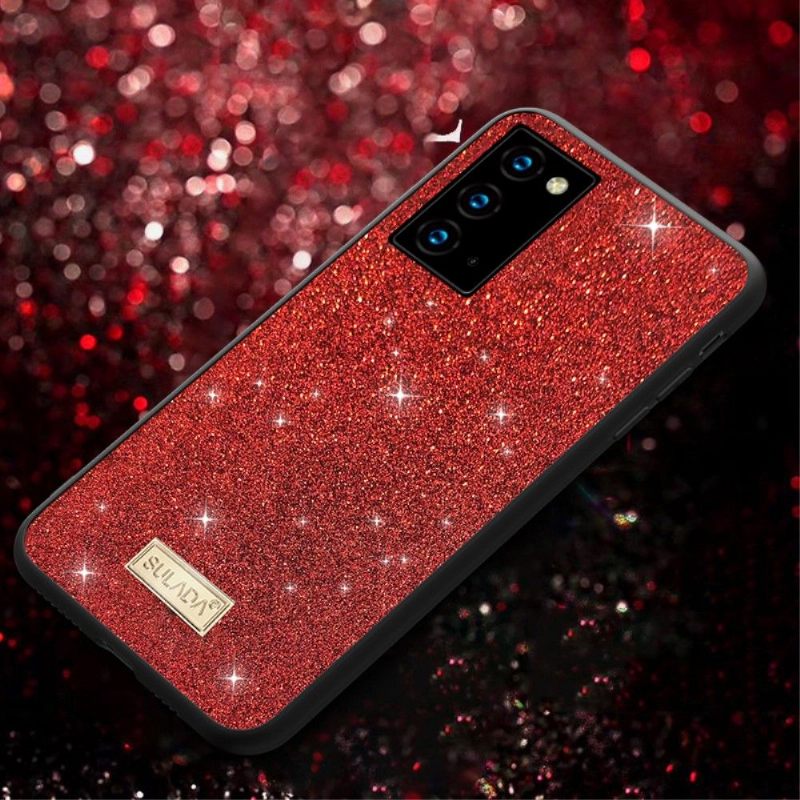 Telefoonhoesje voor Samsung Galaxy Note 20 Bescherming Glitter Sulada