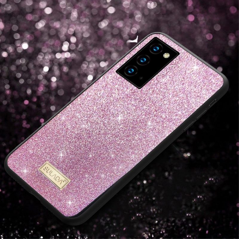 Telefoonhoesje voor Samsung Galaxy Note 20 Bescherming Glitter Sulada