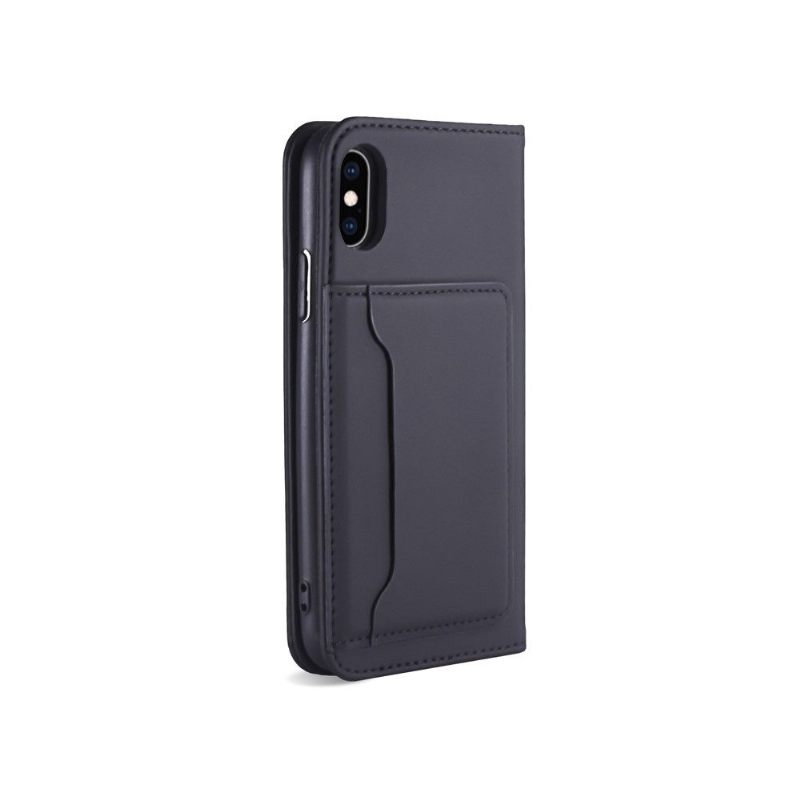 Cover voor iPhone X / XS Folio-hoesje Softtouch