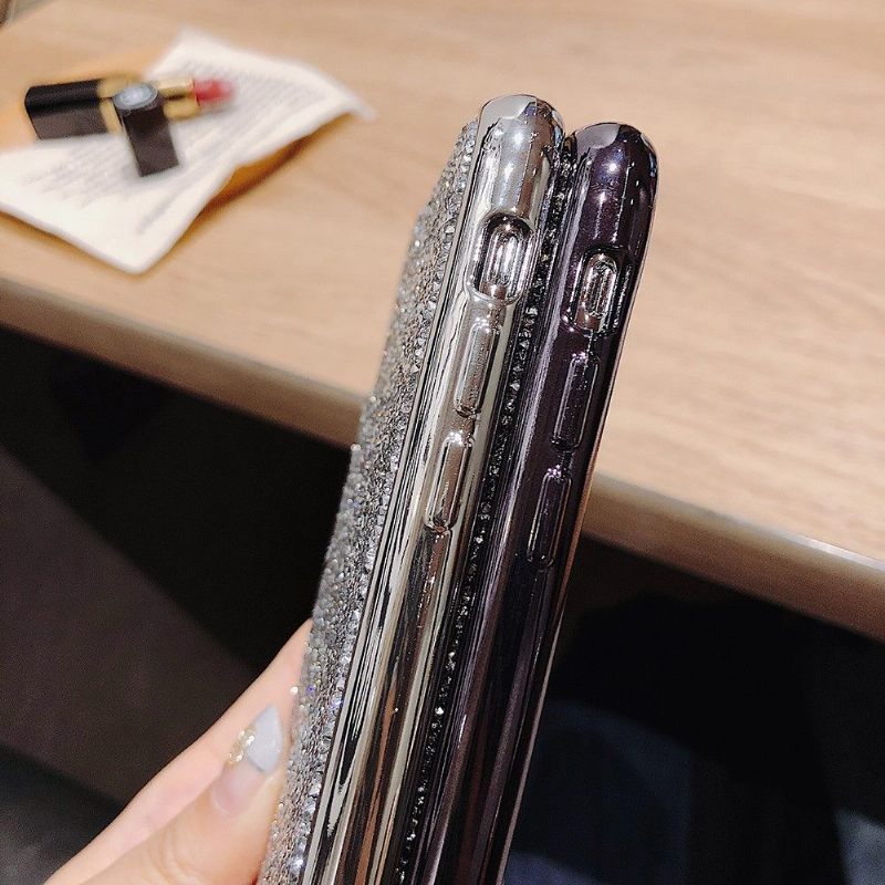 Hoesje voor iPhone X / XS Glamoureuze Pailletten