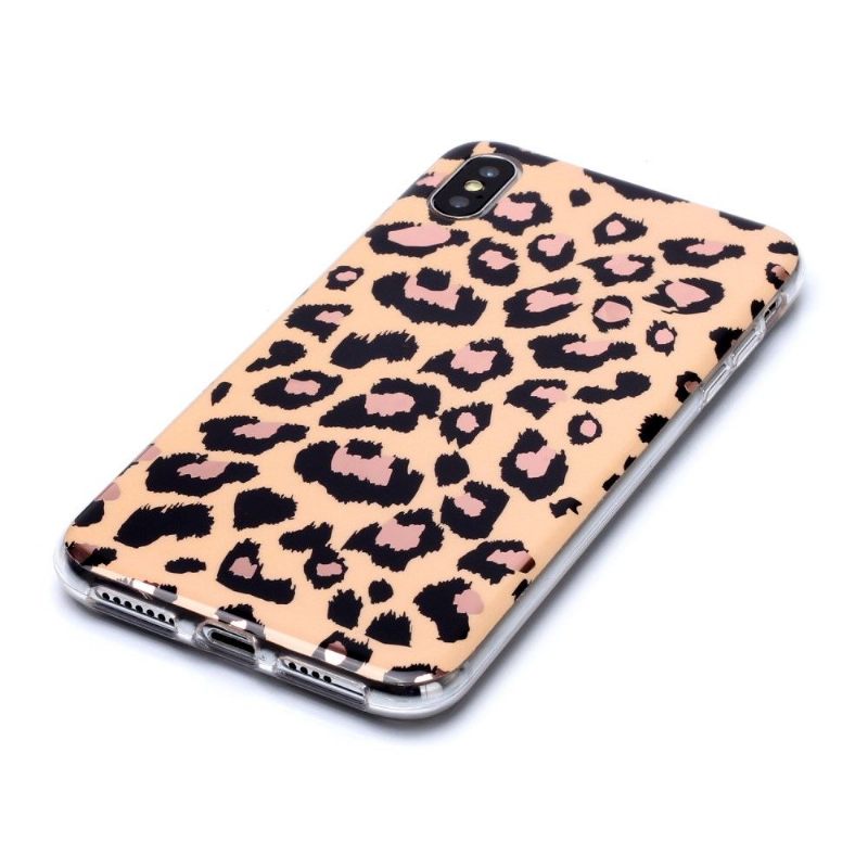 Hoesje voor iPhone X / XS Luipaardpatroon