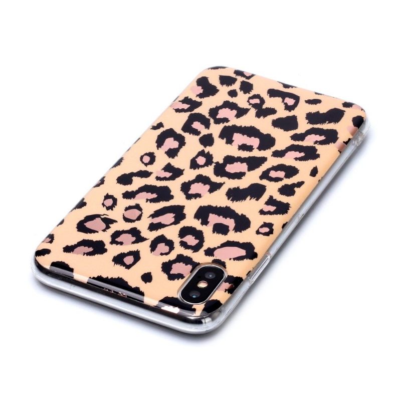 Hoesje voor iPhone X / XS Luipaardpatroon