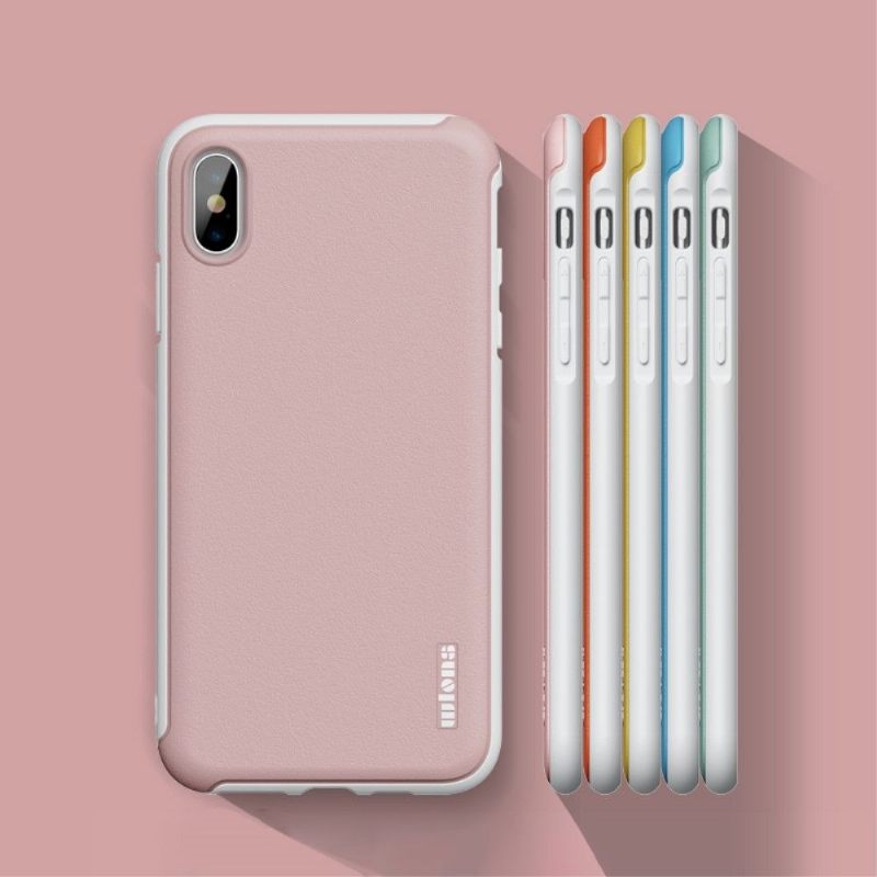 Hoesje voor iPhone X / XS Makaron-serie