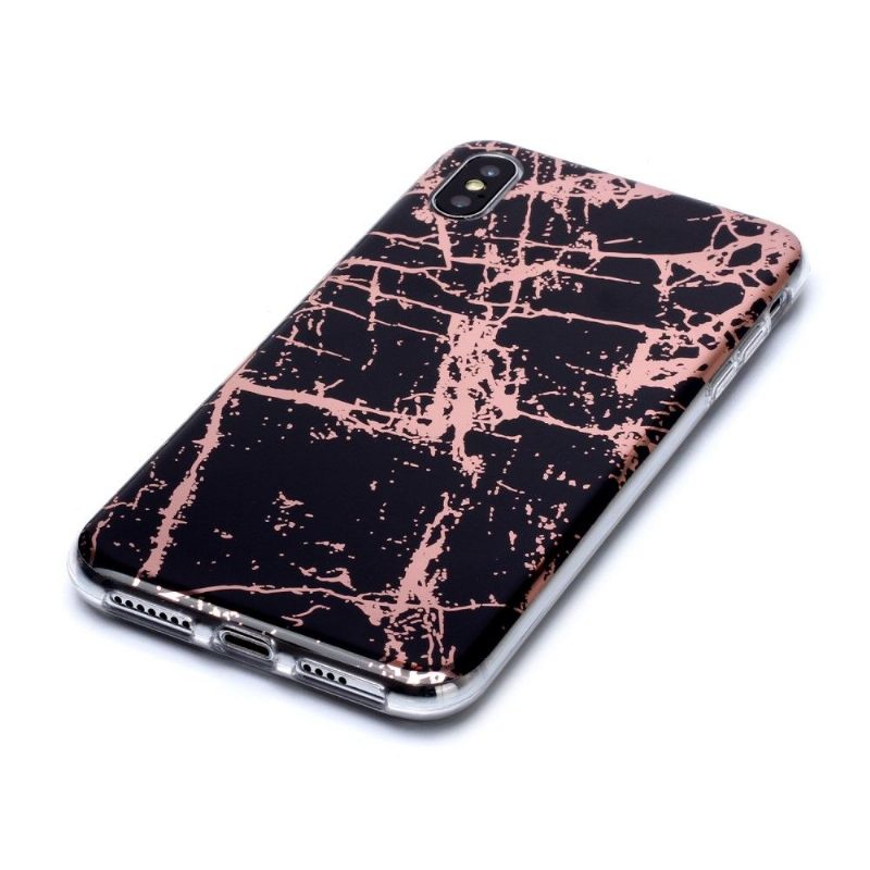 Hoesje voor iPhone X / XS Marmeren Stijl