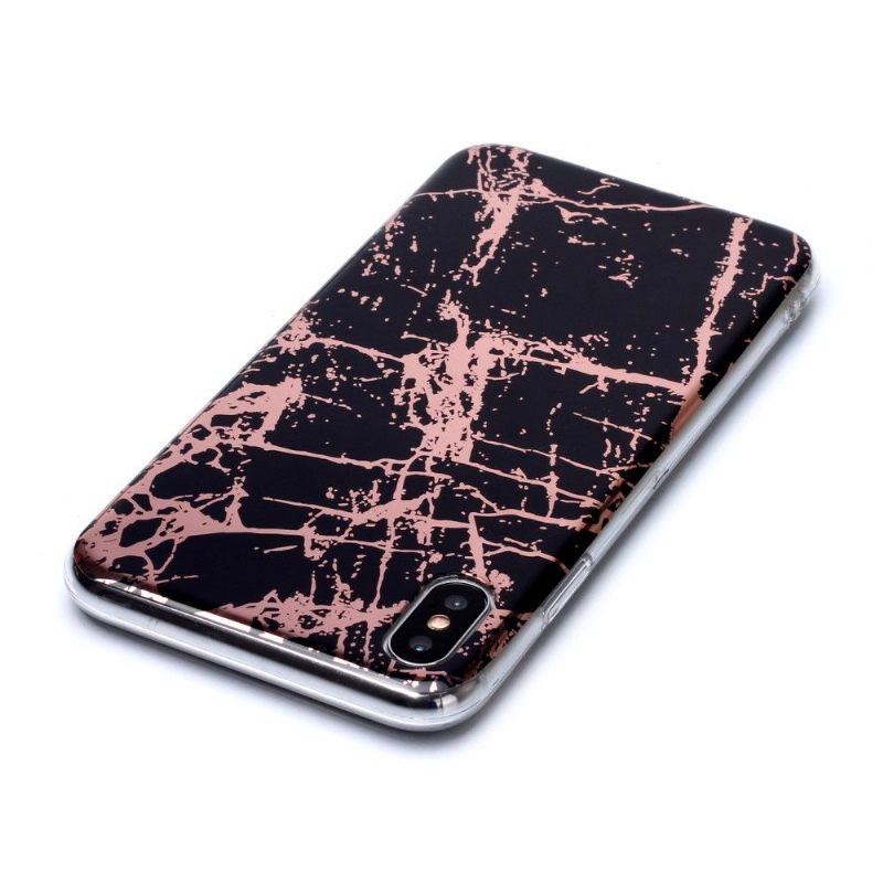 Hoesje voor iPhone X / XS Marmeren Stijl